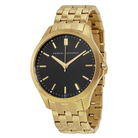 gold armani exchange watch.